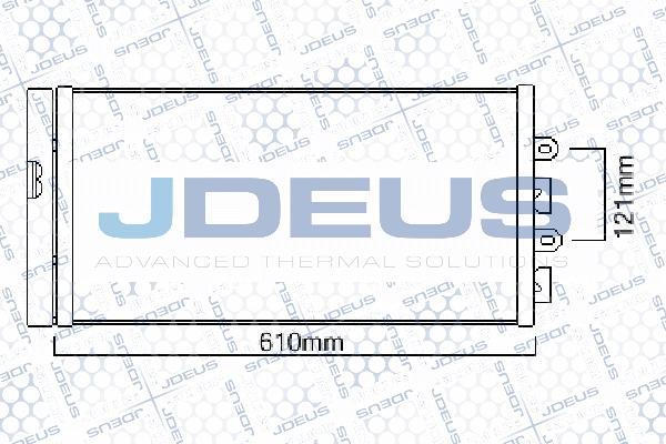 Jdeus 711M63 - Конденсатор, кондиціонер autozip.com.ua