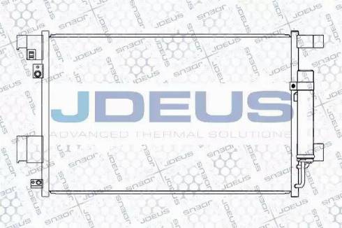 Jdeus 718M43 - Конденсатор, кондиціонер autozip.com.ua