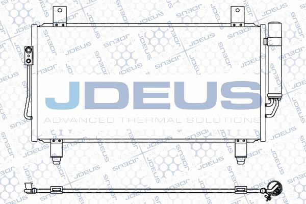 Jdeus 718M71 - Конденсатор, кондиціонер autozip.com.ua