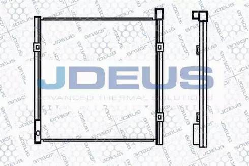 Jdeus 713N16 - Конденсатор, кондиціонер autozip.com.ua