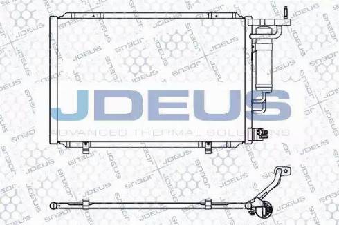 Jdeus 712M44 - Конденсатор, кондиціонер autozip.com.ua