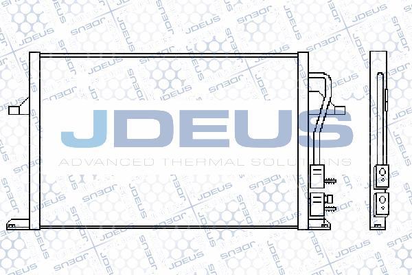 Jdeus 712M06 - Конденсатор, кондиціонер autozip.com.ua