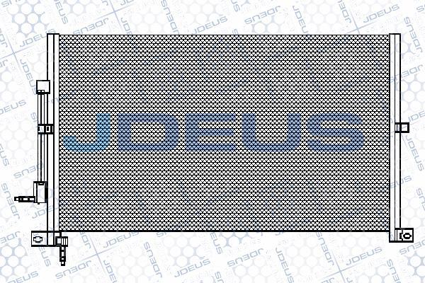 Jdeus 712M08 - Конденсатор, кондиціонер autozip.com.ua