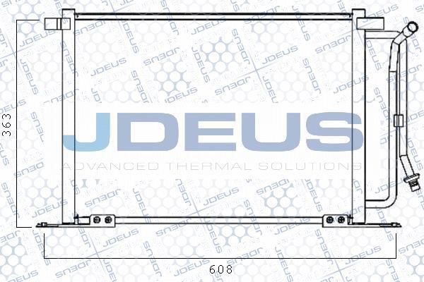 Jdeus 712M07 - Конденсатор, кондиціонер autozip.com.ua