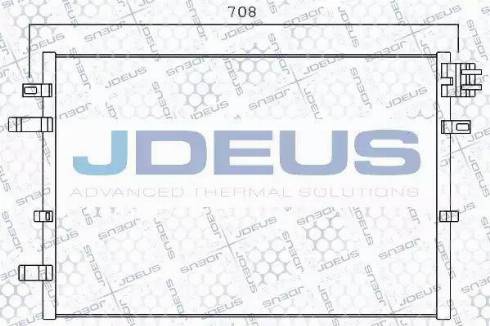 Jdeus 712M13 - Конденсатор, кондиціонер autozip.com.ua