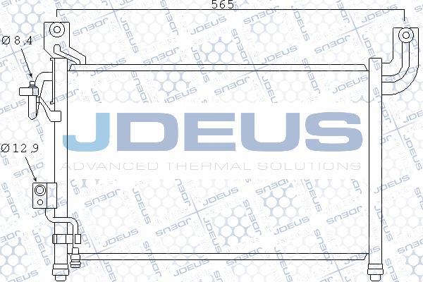 Jdeus 712M12 - Конденсатор, кондиціонер autozip.com.ua