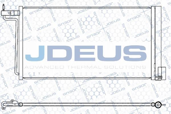 Jdeus 712M34 - Конденсатор, кондиціонер autozip.com.ua