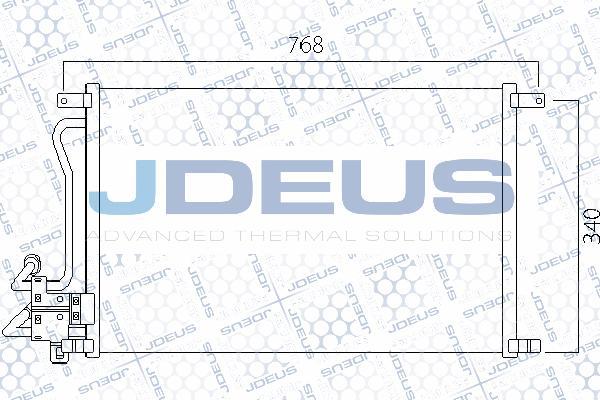 Jdeus 712M77 - Конденсатор, кондиціонер autozip.com.ua