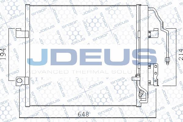 Jdeus 717B29 - Конденсатор, кондиціонер autozip.com.ua