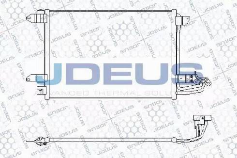 Jdeus 730M06A - Конденсатор, кондиціонер autozip.com.ua