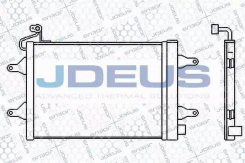 Jdeus 738M02 - Конденсатор, кондиціонер autozip.com.ua