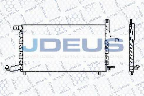 Jdeus 725M17 - Конденсатор, кондиціонер autozip.com.ua