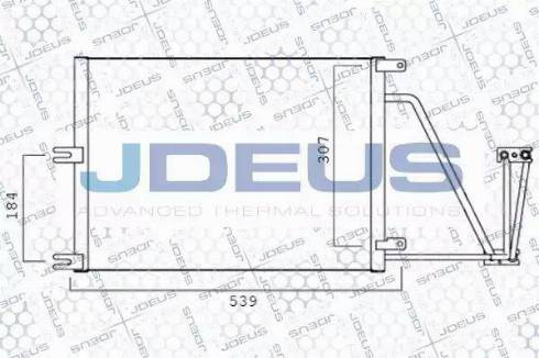 Jdeus 720M50 - Конденсатор, кондиціонер autozip.com.ua