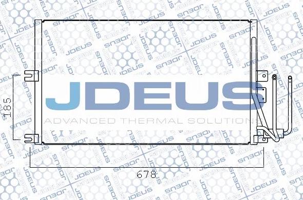 Jdeus 720M04 - Конденсатор, кондиціонер autozip.com.ua