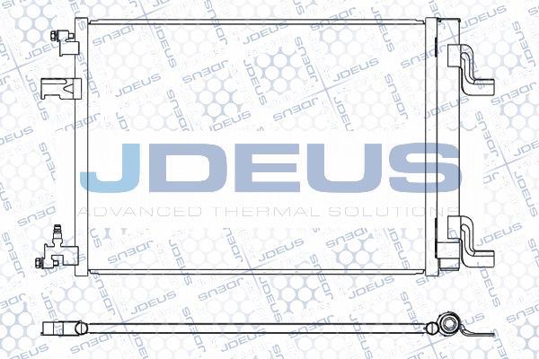 Jdeus 720M74 - Конденсатор, кондиціонер autozip.com.ua