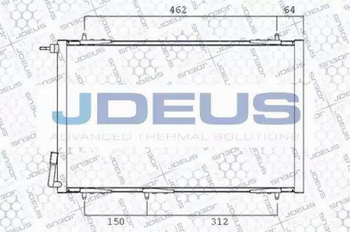Jdeus 721M36 - Конденсатор, кондиціонер autozip.com.ua