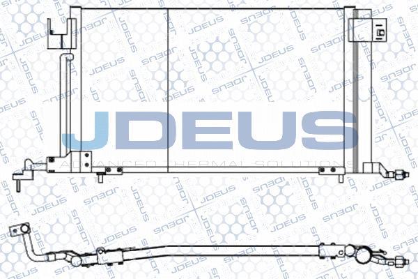 Jdeus 721M31 - Конденсатор, кондиціонер autozip.com.ua