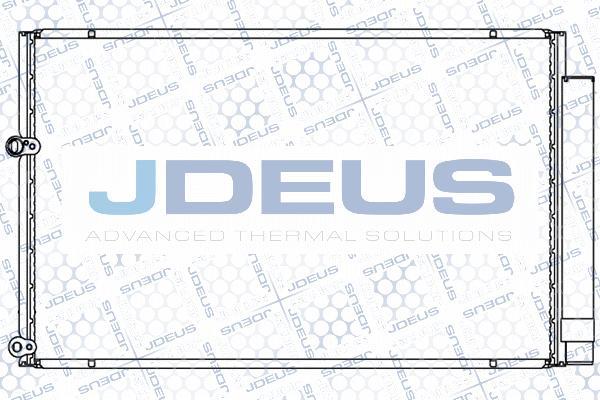 Jdeus 728M54 - Конденсатор, кондиціонер autozip.com.ua