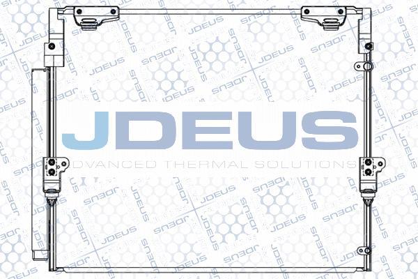 Jdeus 728M77 - Конденсатор, кондиціонер autozip.com.ua