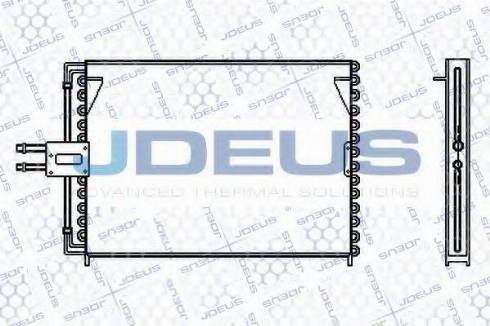 Jdeus 723B49 - Конденсатор, кондиціонер autozip.com.ua