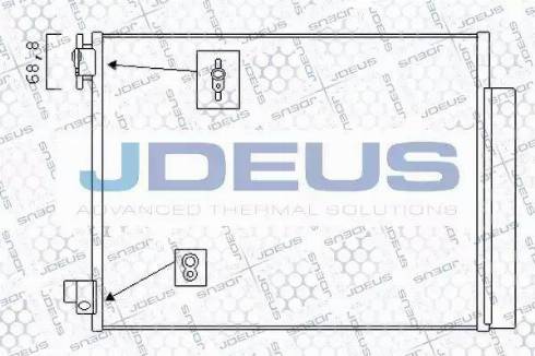 Jdeus 723M95 - Конденсатор, кондиціонер autozip.com.ua