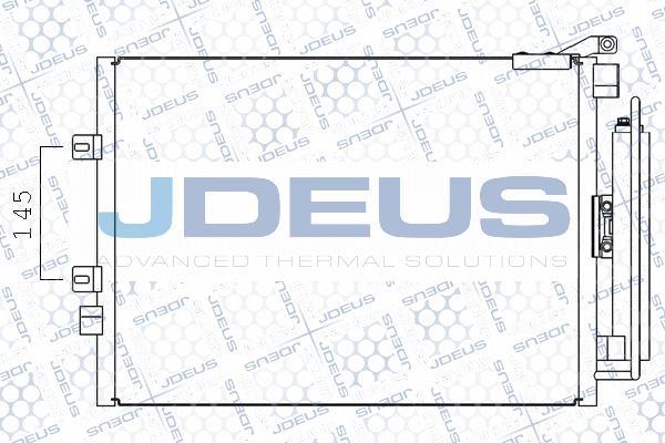 Jdeus 723M42 - Конденсатор, кондиціонер autozip.com.ua