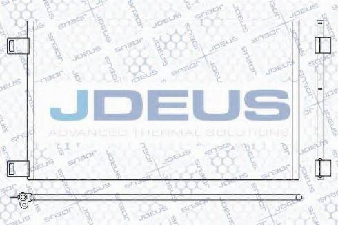 Jdeus 723M34 - Конденсатор, кондиціонер autozip.com.ua