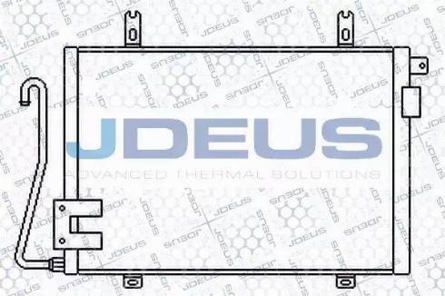 Jdeus 723M71 - Конденсатор, кондиціонер autozip.com.ua