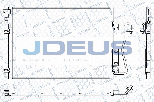 Jdeus 723M72 - Конденсатор, кондиціонер autozip.com.ua