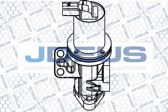 Jdeus EG054001V - Клапан повернення ОГ autozip.com.ua