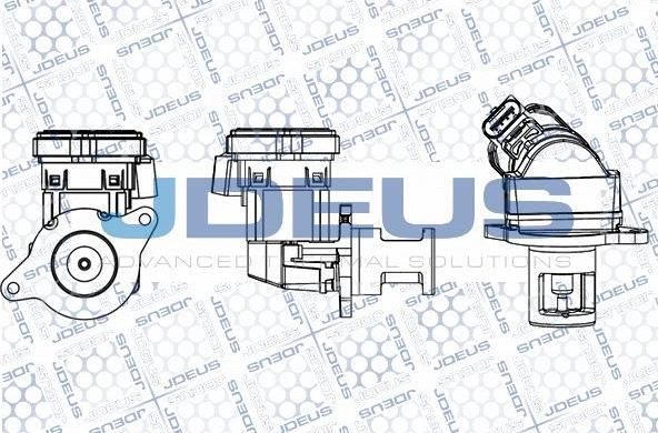 Jdeus EG017003V - Клапан повернення ОГ autozip.com.ua