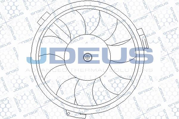 Jdeus EV0010161 - Електродвигун, вентилятор радіатора autozip.com.ua