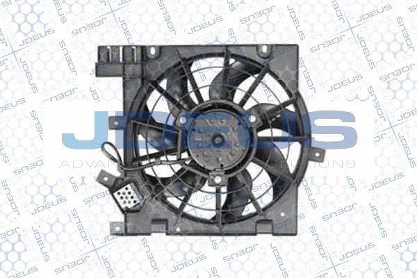 Jdeus EV0200960 - Вентилятор, охолодження двигуна autozip.com.ua