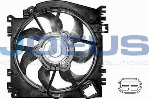 Jdeus EV0230780 - Вентилятор, охолодження двигуна autozip.com.ua