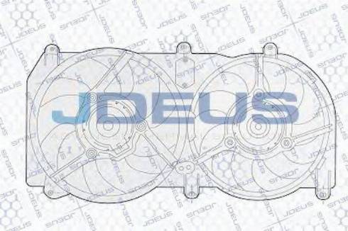 Jdeus EV02284 - Вентилятор, охолодження двигуна autozip.com.ua