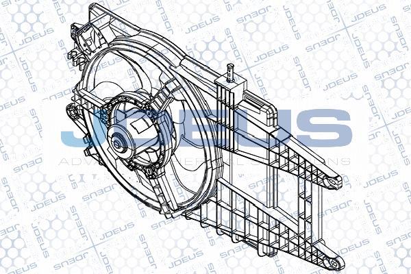 Jdeus EV848200 - Вентилятор, охолодження двигуна autozip.com.ua