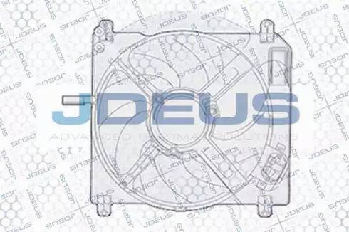 Jdeus EV816800 - Вентилятор, охолодження двигуна autozip.com.ua
