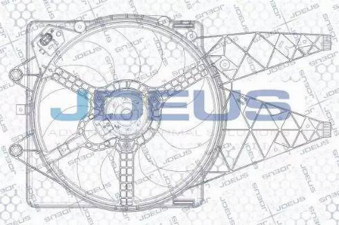 Jdeus EV882415 - Вентилятор, охолодження двигуна autozip.com.ua