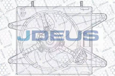 Jdeus EV825400 - Вентилятор, охолодження двигуна autozip.com.ua