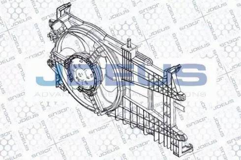 Jdeus EV820400 - Вентилятор, охолодження двигуна autozip.com.ua