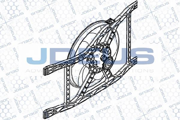 Jdeus EV879610 - Вентилятор, охолодження двигуна autozip.com.ua