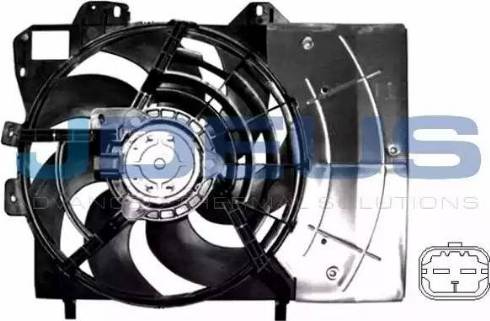 Jdeus EV210350 - Вентилятор, охолодження двигуна autozip.com.ua