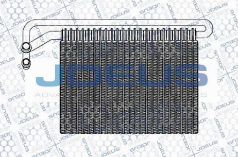 Jdeus M-905075A - Випарник, кондиціонер autozip.com.ua
