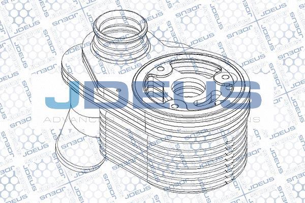 Jdeus M-4140101 - Масляний радіатор, рухове масло autozip.com.ua