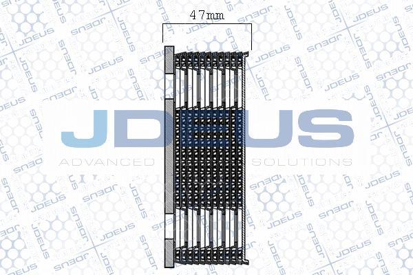 Jdeus M-4121301 - Масляний радіатор, рухове масло autozip.com.ua