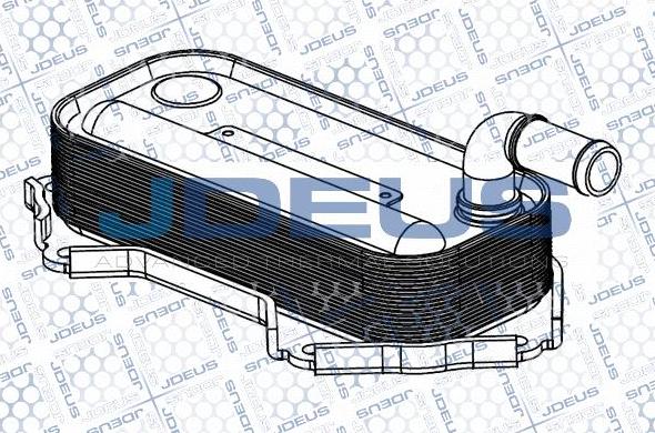Jdeus M-4280171 - Масляний радіатор, рухове масло autozip.com.ua