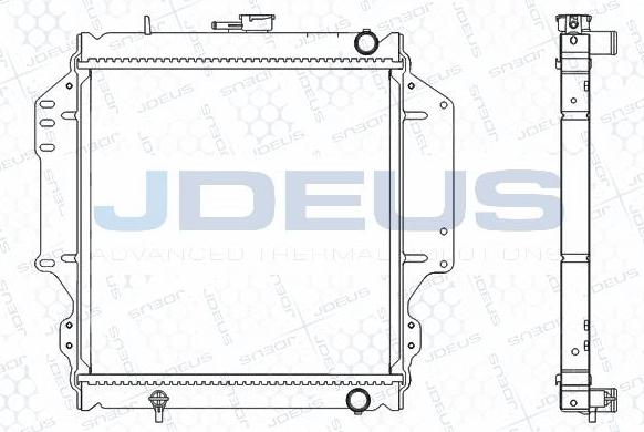 Jdeus M-0420140 - Радіатор, охолодження двигуна autozip.com.ua
