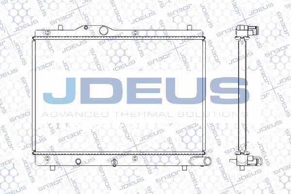 Jdeus M-0420200 - Радіатор, охолодження двигуна autozip.com.ua