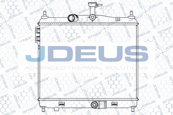 Jdeus M-0540320 - Радіатор, охолодження двигуна autozip.com.ua