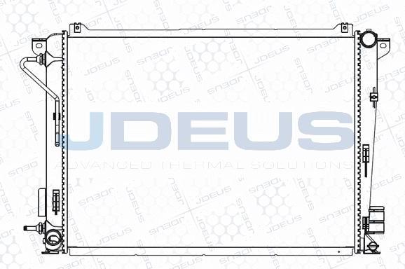 Jdeus M-0540740 - Радіатор, охолодження двигуна autozip.com.ua